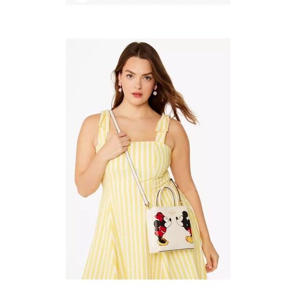 Kate Spade New York X Disney Minnie Mini Tote - Minnie & Mickey Mouse - Picture 6 of 6